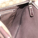GUCCI GG Supreme Shoulder Bag PVC Leather Beige Gold Tone 201446 Auth ka5402-20