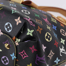 LOUIS VUITTON Monogram Multicolor Annie GM Tote Bag Black M40304 LV Auth ka5405V-15