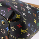 LOUIS VUITTON Monogram Multicolor Annie GM Tote Bag Black M40304 LV Auth ka5405V-9