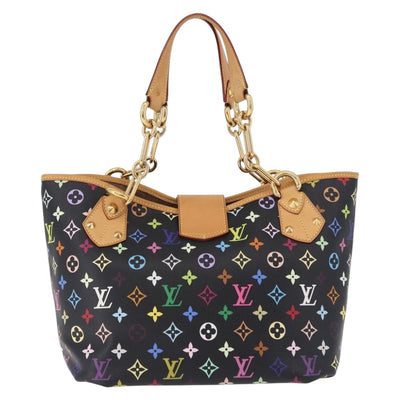 LOUIS VUITTON Monogram Multicolor Annie GM Tote Bag Black M40304 LV Auth ka5405V - 0