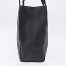 Salvatore Ferragamo Vala Ribbon Tote Bag Leather Black Gold Tone Auth ka5406A-5
