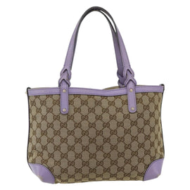 GUCCI GG Canvas Tote Bag Beige Gold 269878 Auth ka541 - 0