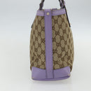 GUCCI GG Canvas Tote Bag Beige Gold 269878 Auth ka541-4