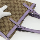 GUCCI GG Canvas Tote Bag Beige Gold 269878 Auth ka541-6
