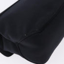 Salvatore Ferragamo Vala Hand Bag Canvas Black Silver Auth ka5410-15