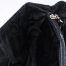 Salvatore Ferragamo Vala Hand Bag Canvas Black Silver Auth ka5410-21