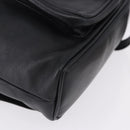 GUCCI Bamboo Backpack Leather Black Gold Tone 003 1705 0030 Auth ka5411A-12