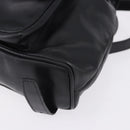 GUCCI Bamboo Backpack Leather Black Gold Tone 003 1705 0030 Auth ka5411A-13