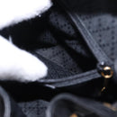 GUCCI Bamboo Backpack Leather Black Gold Tone 003 1705 0030 Auth ka5411A-23