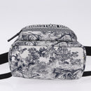 Christian Dior Toile de Jouy Backpack Nylon Navy White Auth ka5416M-11