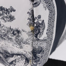 Christian Dior Toile de Jouy Backpack Nylon Navy White Auth ka5416M-14