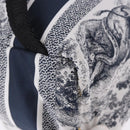 Christian Dior Toile de Jouy Backpack Nylon Navy White Auth ka5416M-15