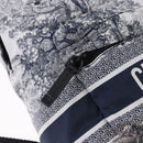 Christian Dior Toile de Jouy Backpack Nylon Navy White Auth ka5416M-17