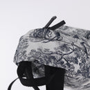 Christian Dior Toile de Jouy Backpack Nylon Navy White Auth ka5416M-6