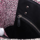 BALENCIAGA Hand Bag Canvas 2way Red Black 410790 Auth ka5418V-22