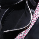 BALENCIAGA Hand Bag Canvas 2way Red Black 410790 Auth ka5418V-23