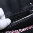 BALENCIAGA Hand Bag Canvas 2way Red Black 410790 Auth ka5418V-12