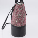BALENCIAGA Hand Bag Canvas 2way Red Black 410790 Auth ka5418V-3