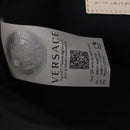 VERSACE Chain Shoulder Bag Leather Ivory Gold Tone Auth ka5420V-21