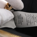 VERSACE Chain Shoulder Bag Leather Ivory Gold Tone Auth ka5420V-22