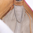 PRADA Shoulder Bag Canvas Pink Black Auth ka5421-22
