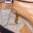 PRADA Shoulder Bag Canvas Pink Black Auth ka5421-24