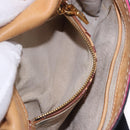 PRADA Shoulder Bag Canvas Pink Black Auth ka5421-25