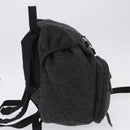 PRADA Backpack Wool Gray Silver Auth ka5422V-4