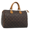 LOUIS VUITTON Monogram Speedy 30 Hand Bag M41526 LV Auth ka5425-1