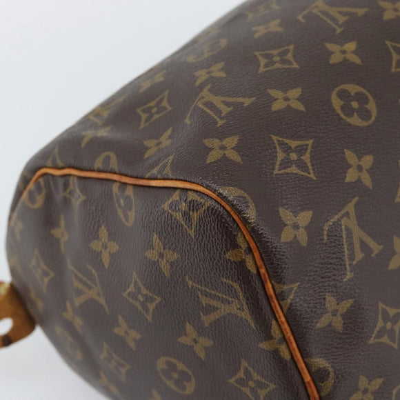 LOUIS VUITTON Monogram Speedy 30 Hand Bag M41526 LV Auth ka5425