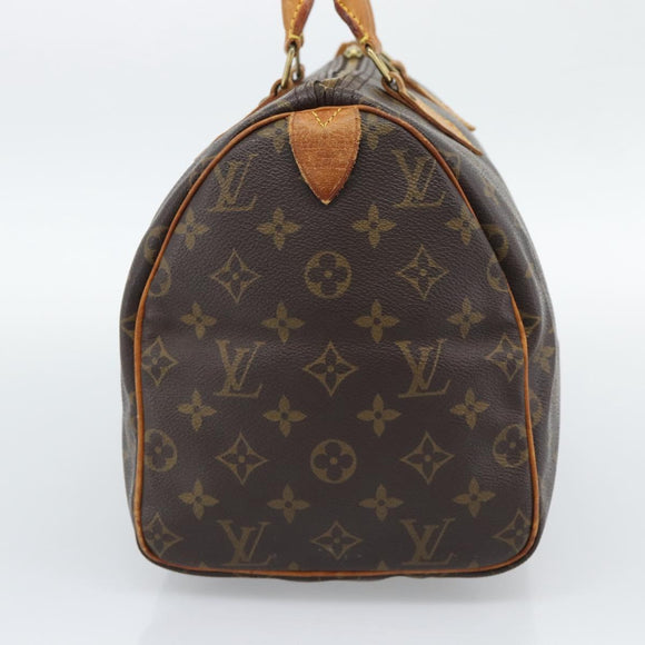 LOUIS VUITTON Monogram Speedy 30 Hand Bag M41526 LV Auth ka5425