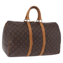 LOUIS VUITTON Monogram Keepall 45 Boston Bag M41428 LV Auth ka5426-1