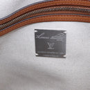 LOUIS VUITTON Keepall Bandouliere 50 Leather Brown Silver M21346 Auth ka5427SM-19