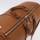 LOUIS VUITTON Keepall Bandouliere 50 Leather Brown Silver M21346 Auth ka5427SM-6