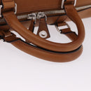 LOUIS VUITTON Keepall Bandouliere 50 Leather Brown Silver M21346 Auth ka5427SM-7