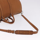 LOUIS VUITTON Keepall Bandouliere 50 Leather Brown Silver M21346 Auth ka5427SM-9