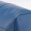 LOUIS VUITTON Epi Keepall 50 Boston Bag Blue M42965 LV Auth ka5428A-9