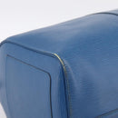 LOUIS VUITTON Epi Keepall 50 Boston Bag Blue M42965 LV Auth ka5428A-14
