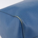 LOUIS VUITTON Epi Keepall 50 Boston Bag Blue M42965 LV Auth ka5428A-16