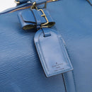 LOUIS VUITTON Epi Keepall 50 Boston Bag Blue M42965 LV Auth ka5428A-17