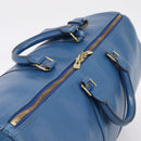 LOUIS VUITTON Epi Keepall 50 Boston Bag Blue M42965 LV Auth ka5428A-6