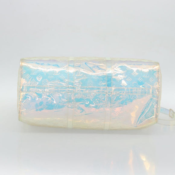 LOUIS VUITTON Monogram Prism Keepall Bandouliere 50 Clear M53271 LV Auth ka5430M