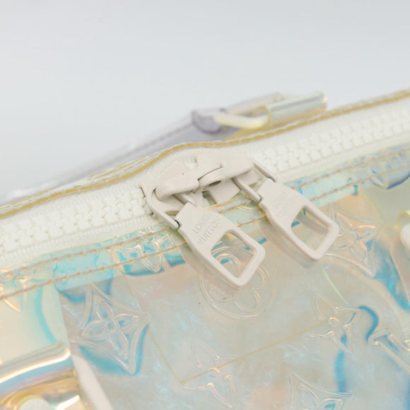 LOUIS VUITTON Monogram Prism Keepall Bandouliere 50 Clear M53271 LV Auth ka5430M