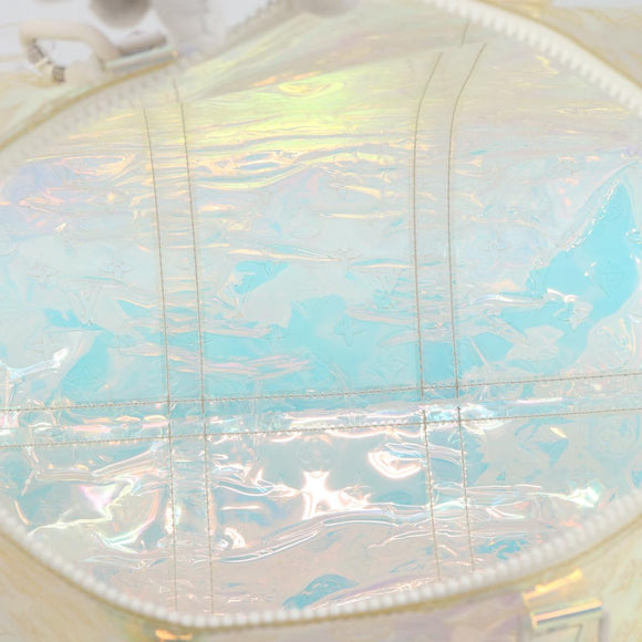 LOUIS VUITTON Monogram Prism Keepall Bandouliere 50 Clear M53271 LV Auth ka5430M
