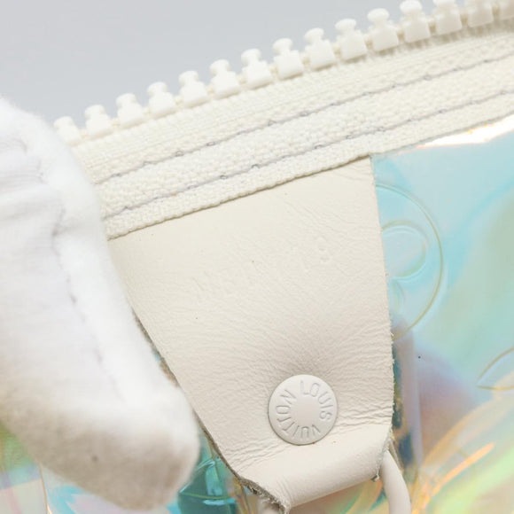 LOUIS VUITTON Monogram Prism Keepall Bandouliere 50 Clear M53271 LV Auth ka5430M