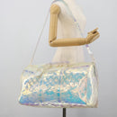 LOUIS VUITTON Monogram Prism Keepall Bandouliere 50 Clear M53271 LV Auth ka5430M-25
