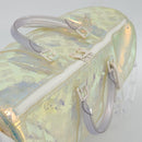 LOUIS VUITTON Monogram Prism Keepall Bandouliere 50 Clear M53271 LV Auth ka5430M-6