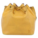 LOUIS VUITTON Epi Petit Noe Shoulder Bag Tassili Yellow M44109 LV Auth ka5433-2
