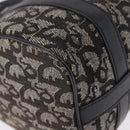 Christian Dior Trotter Canvas Hand Bag Black Silver Auth ka5434A-9
