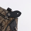Christian Dior Trotter Canvas Hand Bag Black Silver Auth ka5434A-17